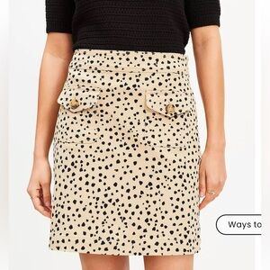 🐆 animal print skirt